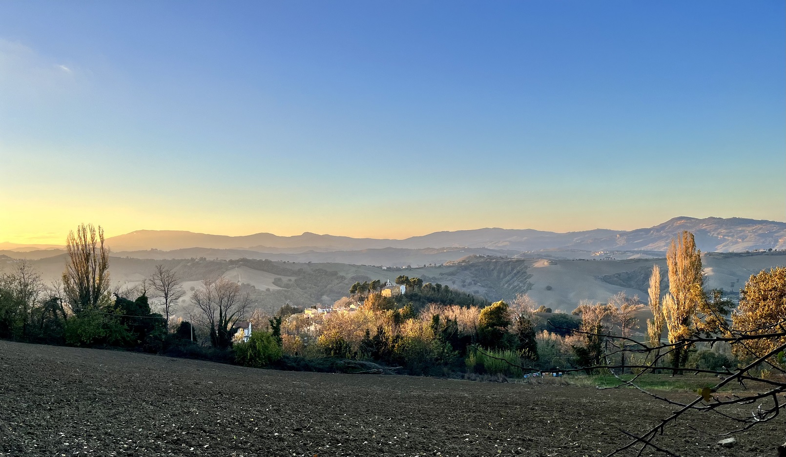 Veduta sull'Azienda Agricola Monte Juno