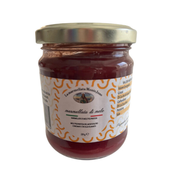 Marmellata di mele alla polpa rossa Monte Juno